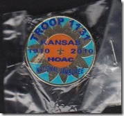 2010 National Jamboree_Heart of America Council Troop 1131 Pin